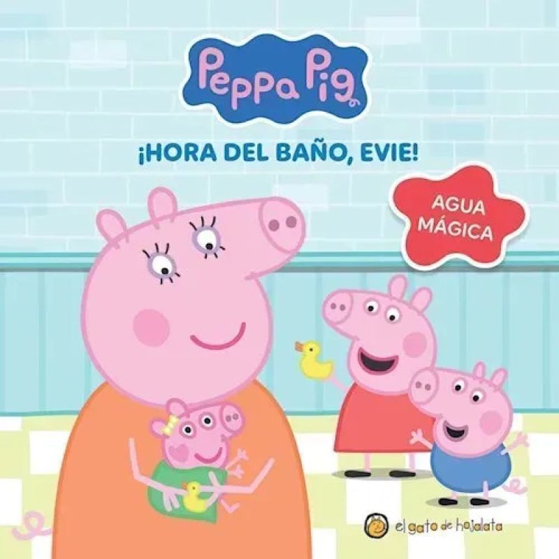 HORA DEL BAÑO, EVIE ! - PEPPA PIG - BAÑO Y MAGIA (Nuevo)