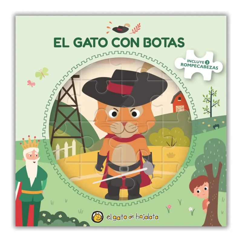 GATO CON BOTAS, EL - CLASICOS PARA ARMAR - CARTONE (Nuevo)
