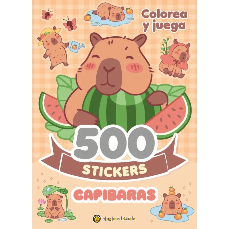 500 STICKERS CAPIBARAS - 500 STICKERS (Nuevo)