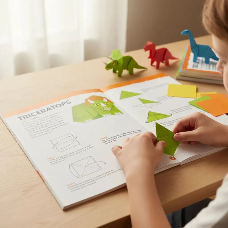 DINOSAURIOS - MUNDO ORIGAMI (Nuevo) - Miniatura 2