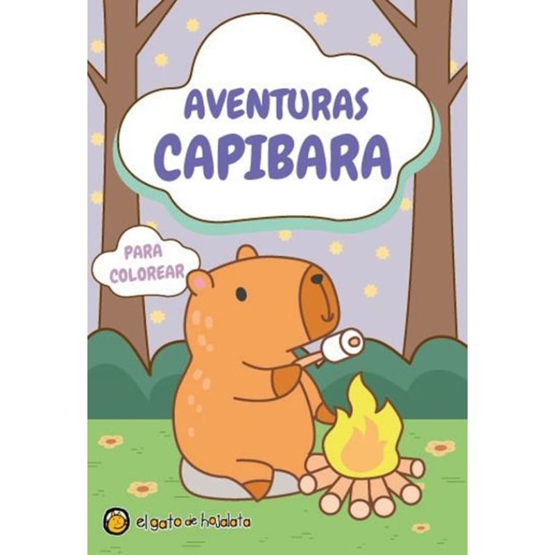 AVENTURAS CAPIBARA - MINI LIBROS PARA COLOREAR CAPIBARAS (Nuevo)