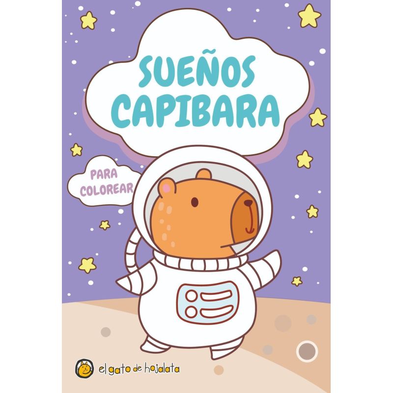 SUEÑOS CAPIBARA - MINI LIBROS PARA COLOREAR CAPIBARAS (Nuevo)