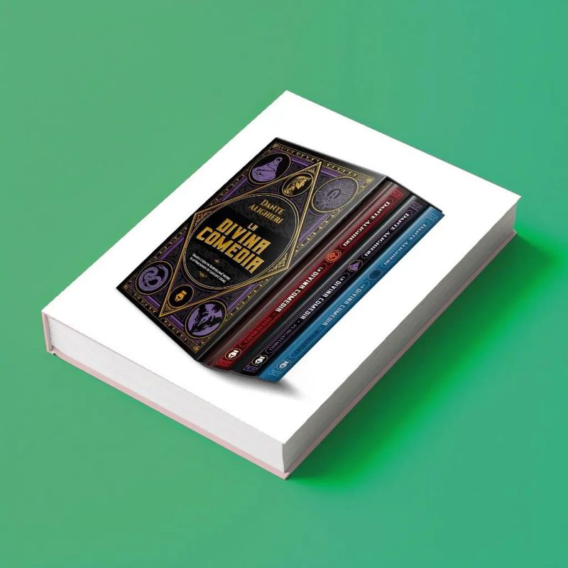 DIVINA COMEDIA, LA - VERSO - 3 LIBROS CON CAJA (Nuevo) - Miniatura 2