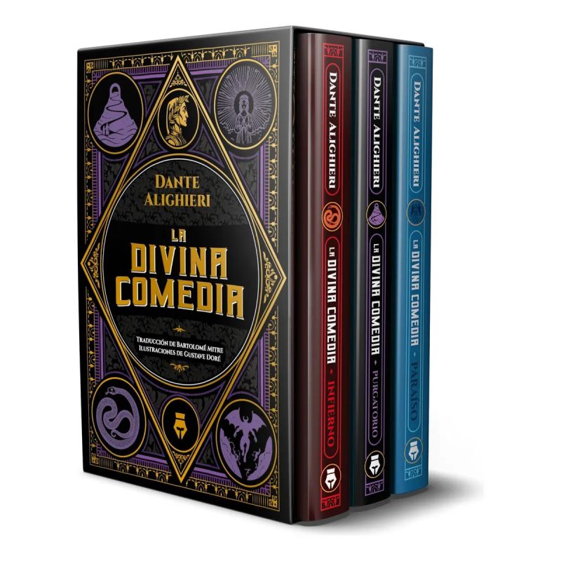DIVINA COMEDIA, LA - VERSO - 3 LIBROS CON CAJA (Nuevo)