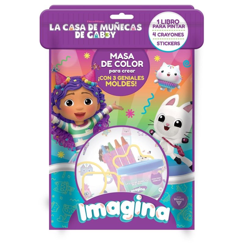 CASA DE MUÑECAS DE GABBY, LA - IMAGINA - MASA DE COLOR PARA CREAR (Nuevo)