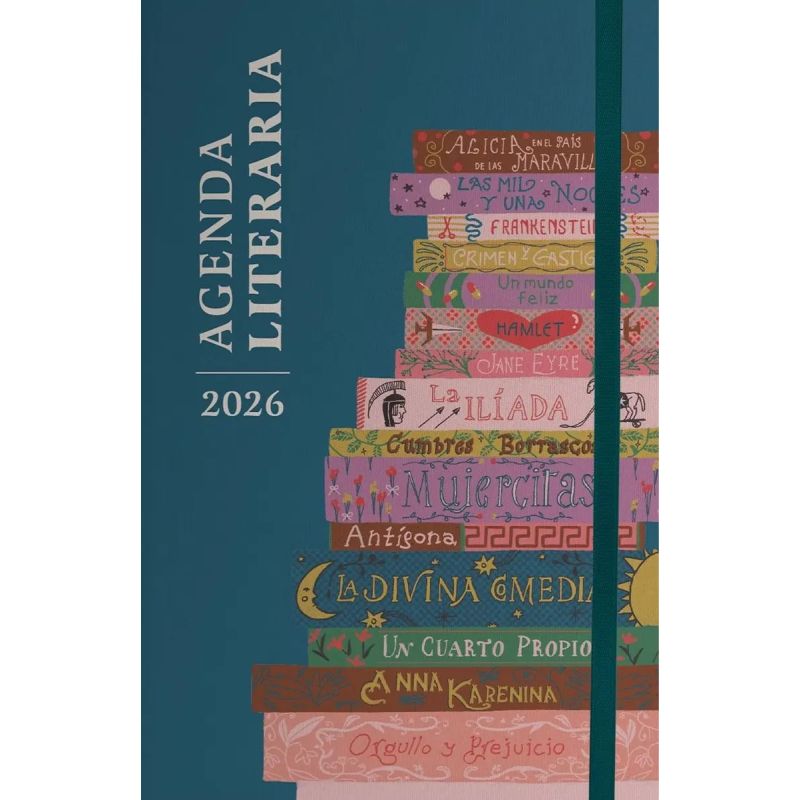 AGENDA 2026 LITERARIA LIBROS (Nuevo)