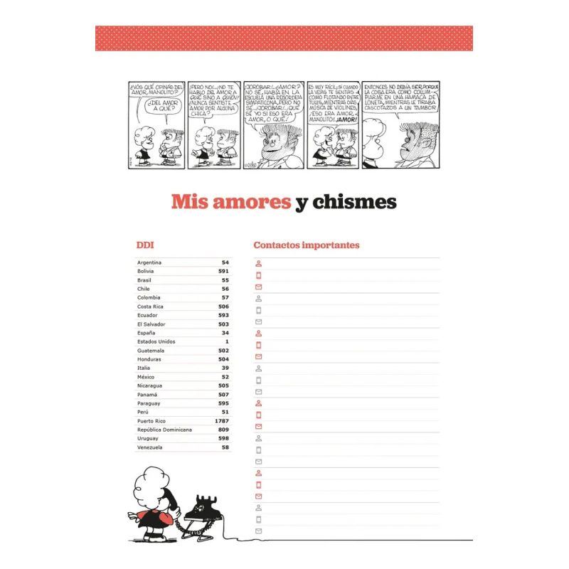 AGENDA 2025 MAFALDA ANILLADA MODULOS TURQUESA TD (Nuevo) - Miniatura 2