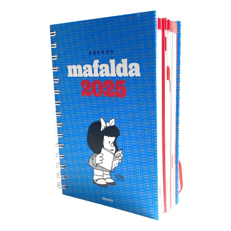 AGENDA 2025 MAFALDA ANILLADA MODULOS TURQUESA TD (Nuevo) - Miniatura 3