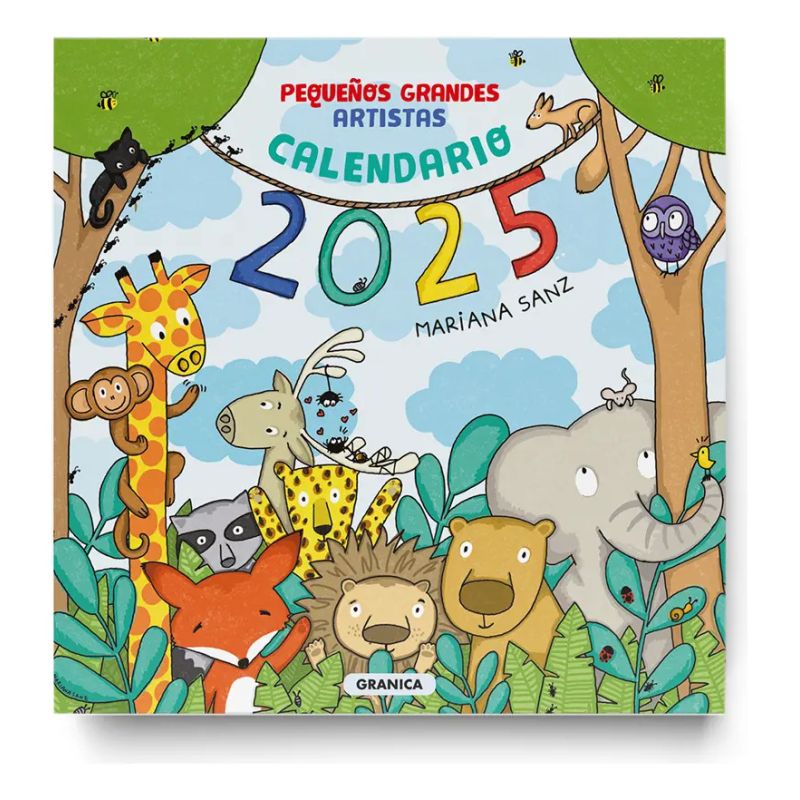 CALENDARIO 2025 PEQUEÑOS GRANDES ARTISTAS DE PARED (Nuevo)