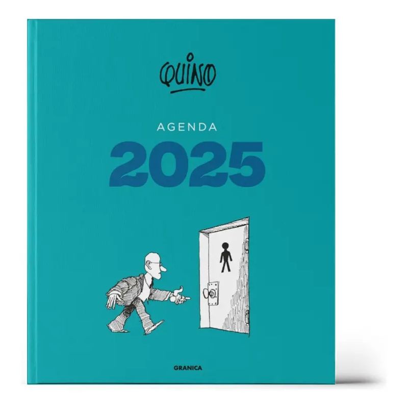 AGENDA 2025 QUINO ENCUADERNADA TURQUESA TD (Nuevo)