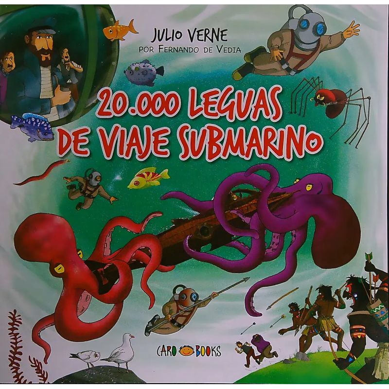 20000 LEGUAS DE VIAJE SUBMARINO - COLECCION JULIO VERNE (Nuevo)
