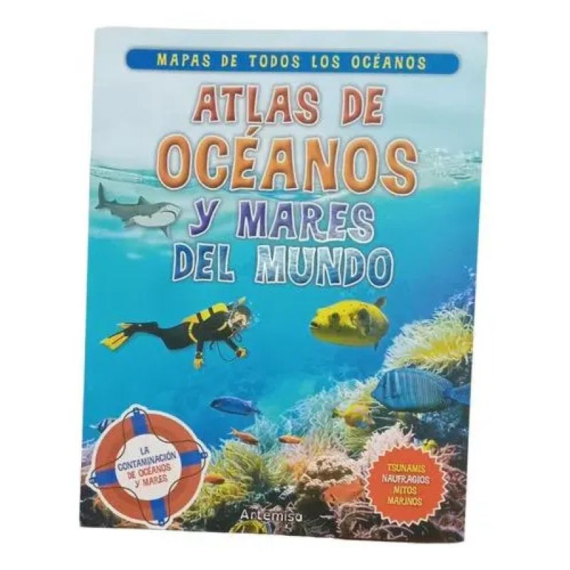 ATLAS OCEANOS Y MARES DEL MUNDO - MAPAS DE TODOS LOS OCEANOS (Nuevo)