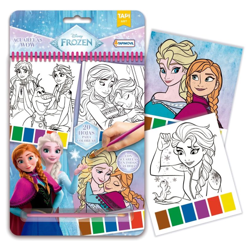 FROZEN DISNEY - ACUARELAS WOW (Nuevo)