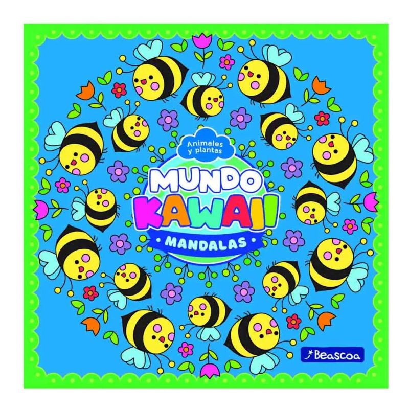 MUNDO KAWAII - ANIMALES Y PLANTAS - MIS PRIMEROS MANDALAS (Nuevo)
