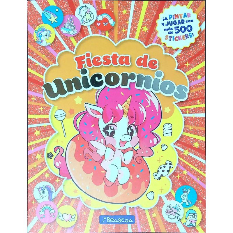 FIESTA DE STICKER +500 UNICORNIOS (Nuevo)