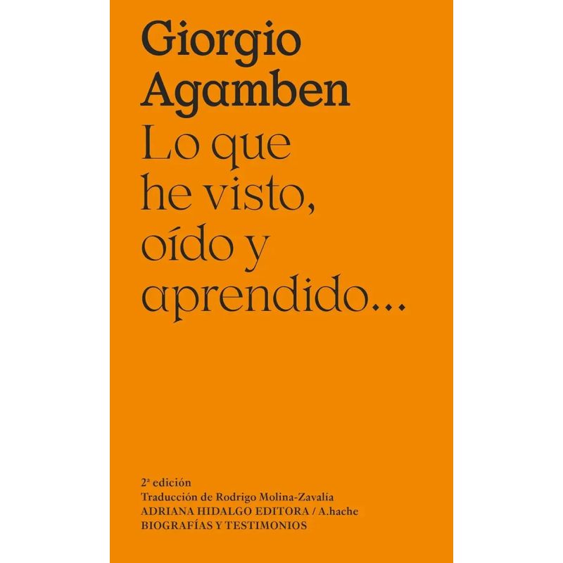LO QUE HE VISTO, OIDO Y APRENDIDO … (Nuevo)