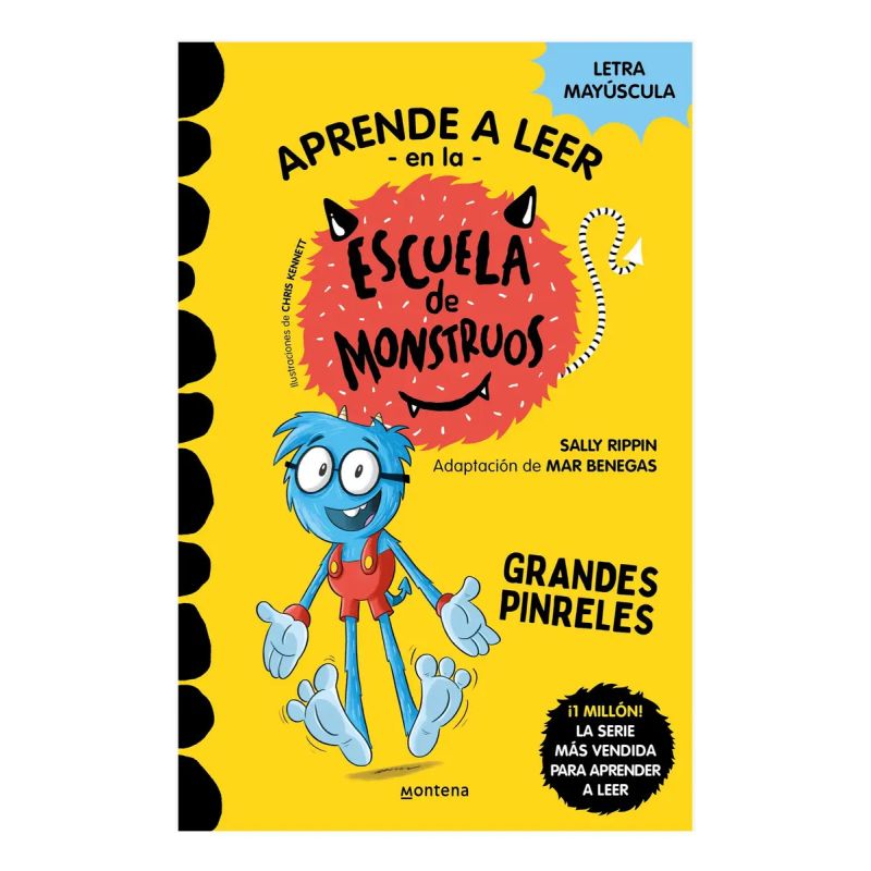 GRANDES PINRELES - APRENDE A LEER EN LA ESCUELA DE MONSTRUOS 4 - MAYUSCULA (Nuevo)