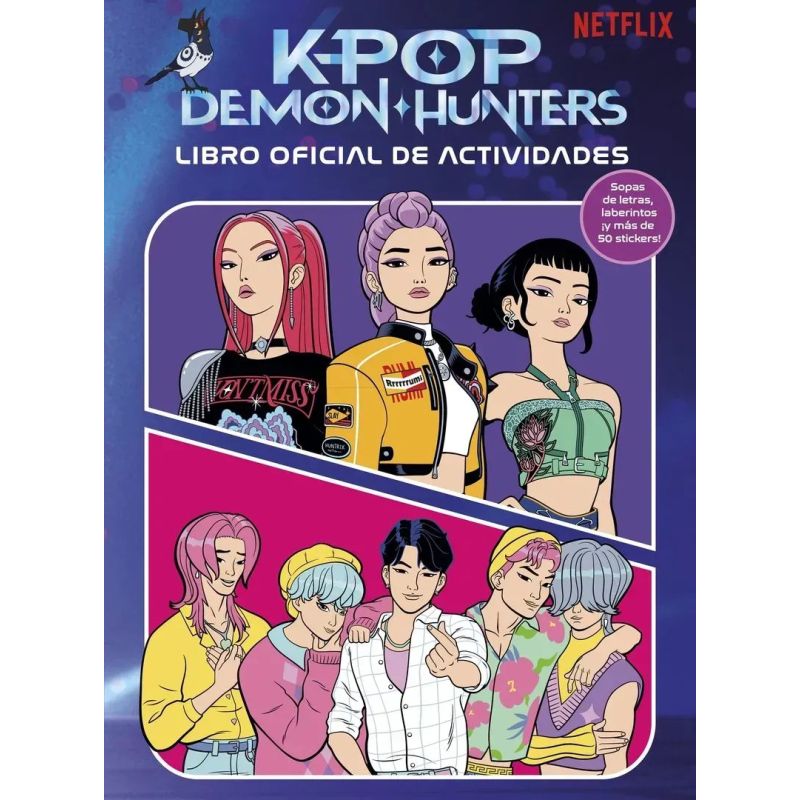 KPOP DEMON HUNTERS - LIBRO OFICIAL DE ACTIVIDADES - NETFLIX (Nuevo)