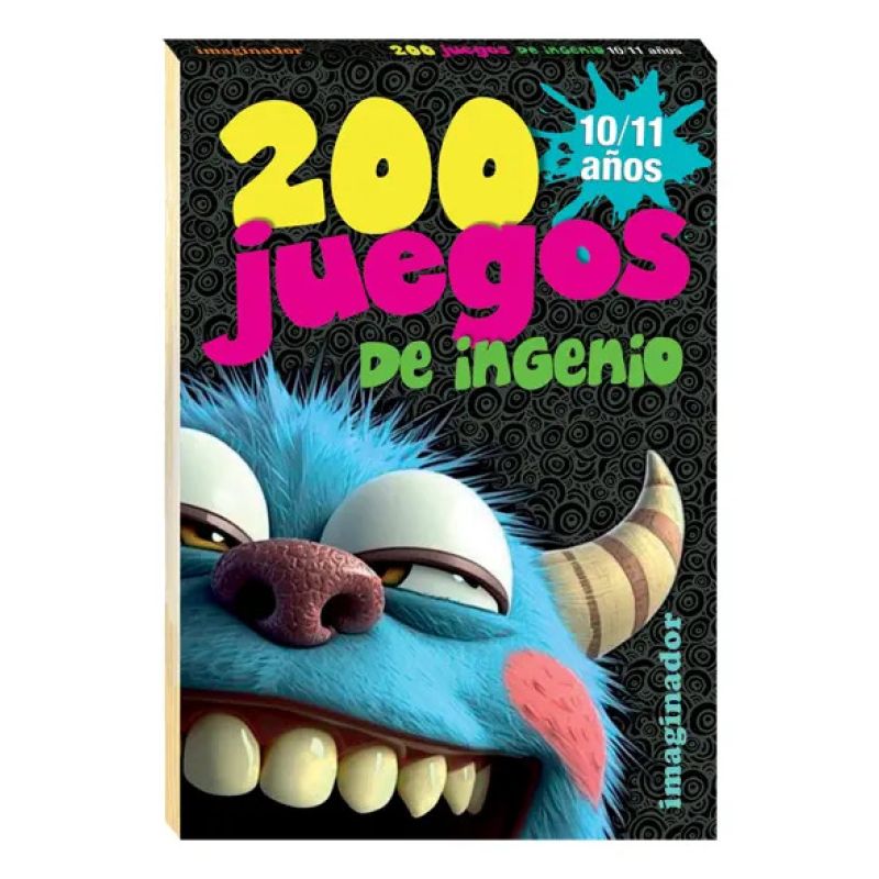 200 JUEGOS DE INGENIO - 10-11 AÑOS (Nuevo)