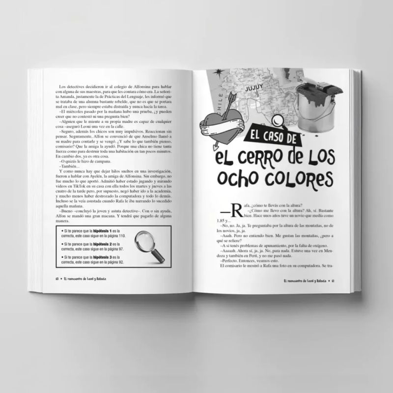 REENCUENTRO DE LEONI Y RAFAELA, EL - DETECTIVES POR UN DIA (Nuevo) - Miniatura 2