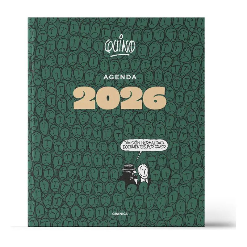 AGENDA 2026 QUINO ENCUADERNADA VERDE - TD (Nuevo)