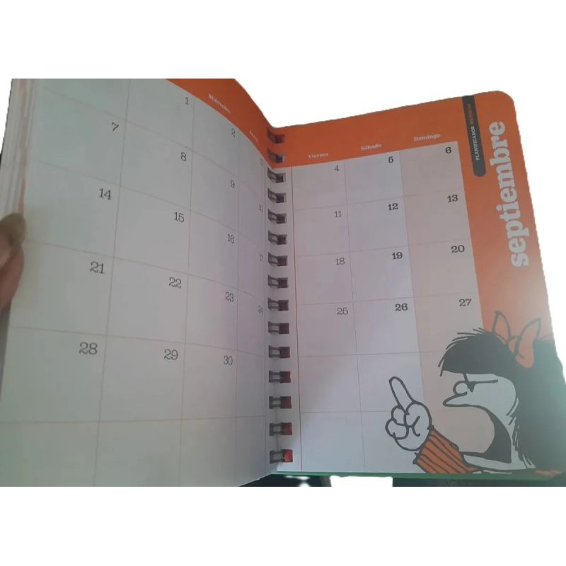 AGENDA 2026 MAFALDA ANILLADA MODULOS VERDE - TD (Nuevo) - Miniatura 7