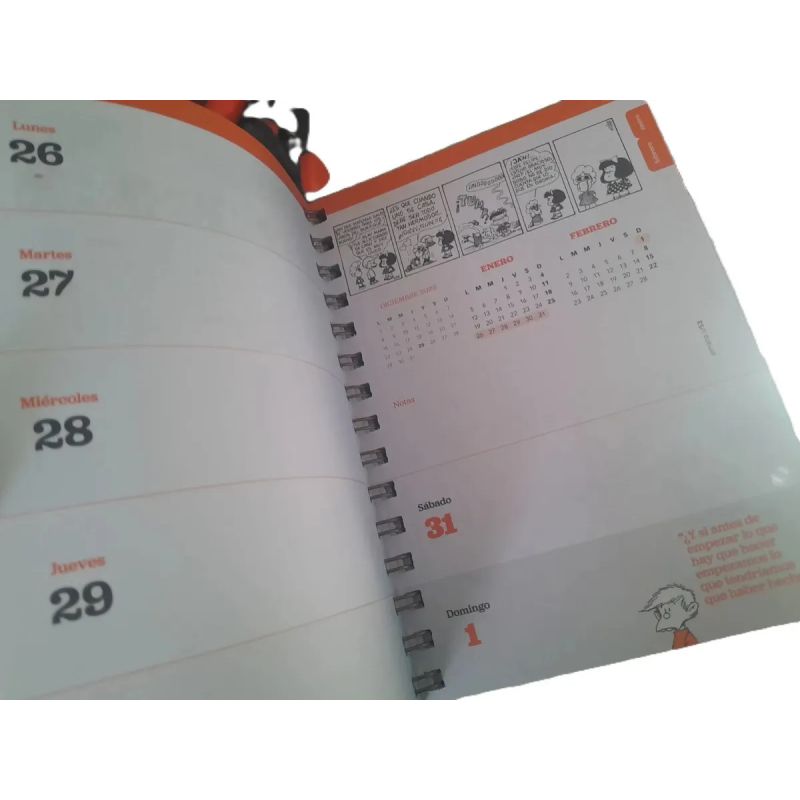 AGENDA 2026 MAFALDA ANILLADA MODULOS VERDE - TD (Nuevo) - Miniatura 11