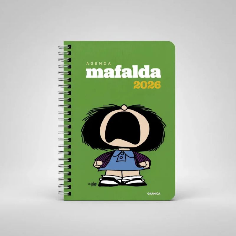 AGENDA 2026 MAFALDA ANILLADA PROTESTA VERDE - TD (Nuevo) - Miniatura 3