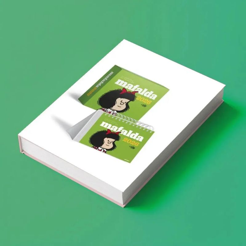 CALENDARIO DE ESCRITORIO 2026 MAFALDA DE COLECCION CON CAJA (Nuevo) - Miniatura 2