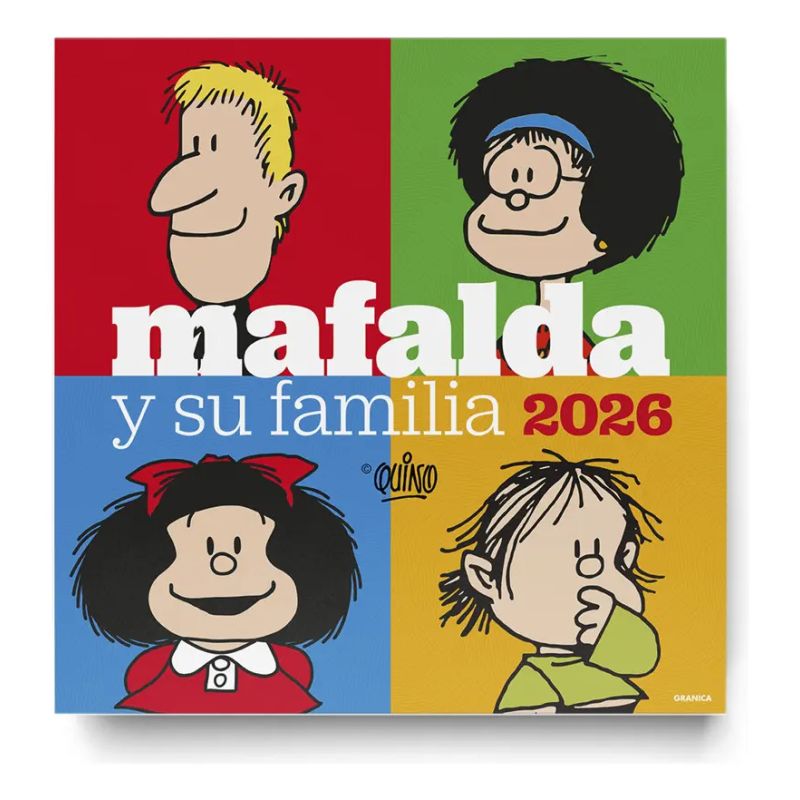 CALENDARIO DE PARED 2026 MAFALDA FAMILIA (Nuevo)