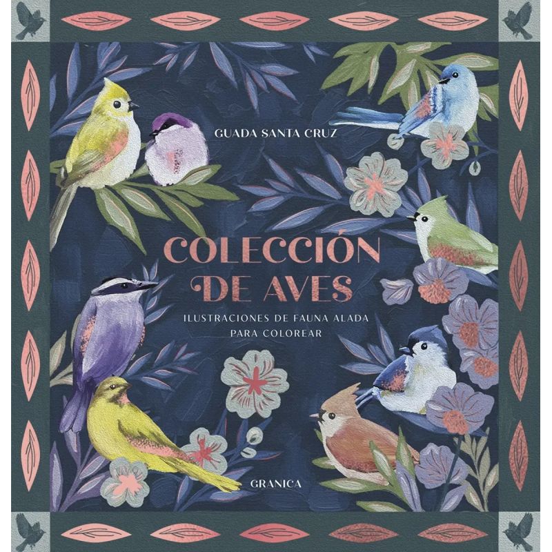 COLECCION DE AVES - ILUSTRACIONES DE FAUNA ALADA PARA COLOREAR (Nuevo)