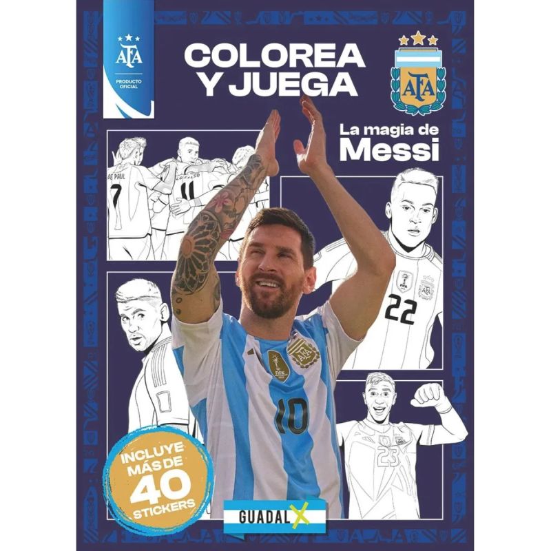 COLOREA Y JUEGA - LA MAGIA DE MESSI (Nuevo)