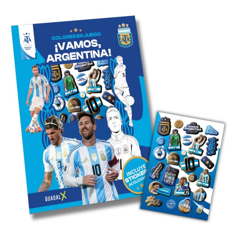 VAMOS ARGENTINA - ACOLCHADITOS - COLORES EN JUEGO (Nuevo)