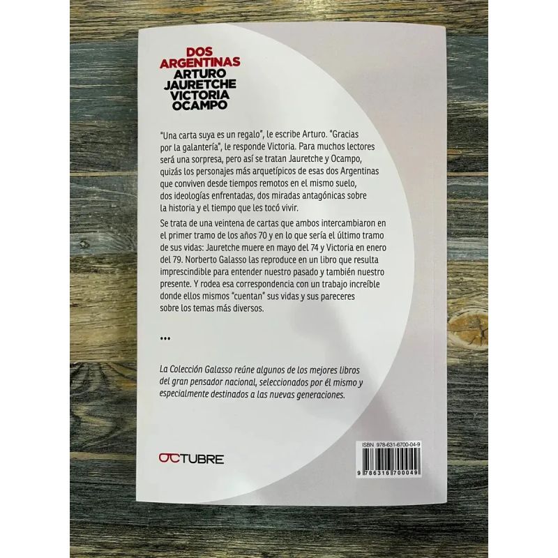 DOS ARGENTINAS - ARTURO JAURETCHE - VICTORIA OCAMPO - CORRESPONDENCIA INEDITA (Nuevo) - Miniatura 3