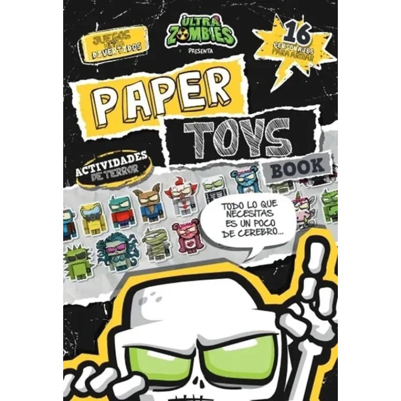 PAPER TOYS BOOK -  ULTRA ZOMBIES (Nuevo)