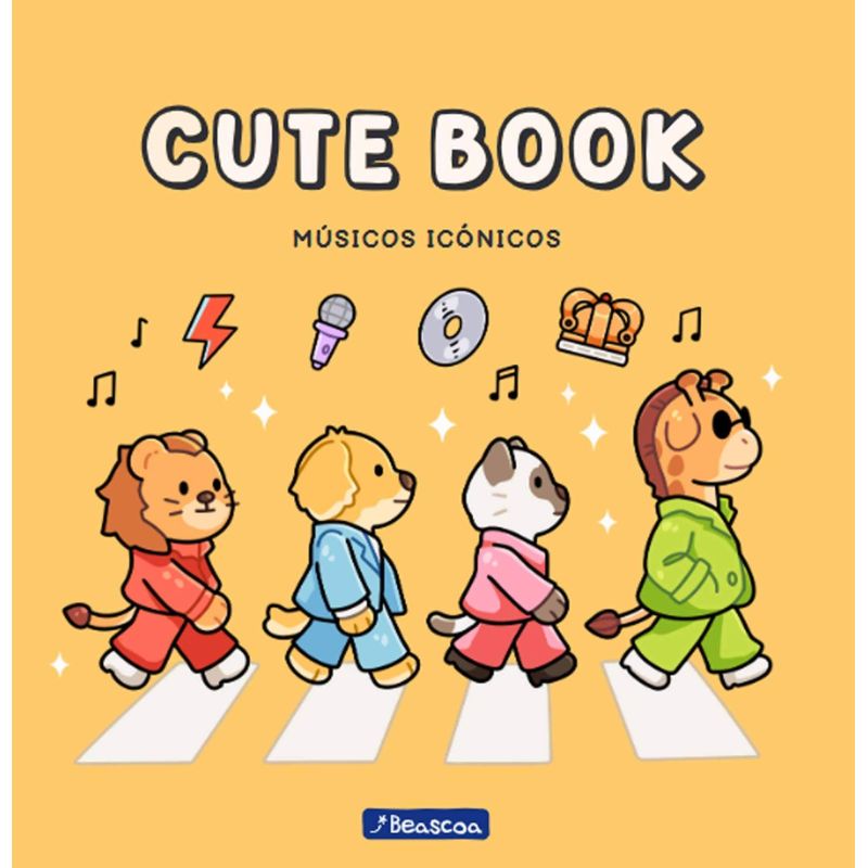 CUTE BOOK - MUSICOS ICONICOS (Nuevo)