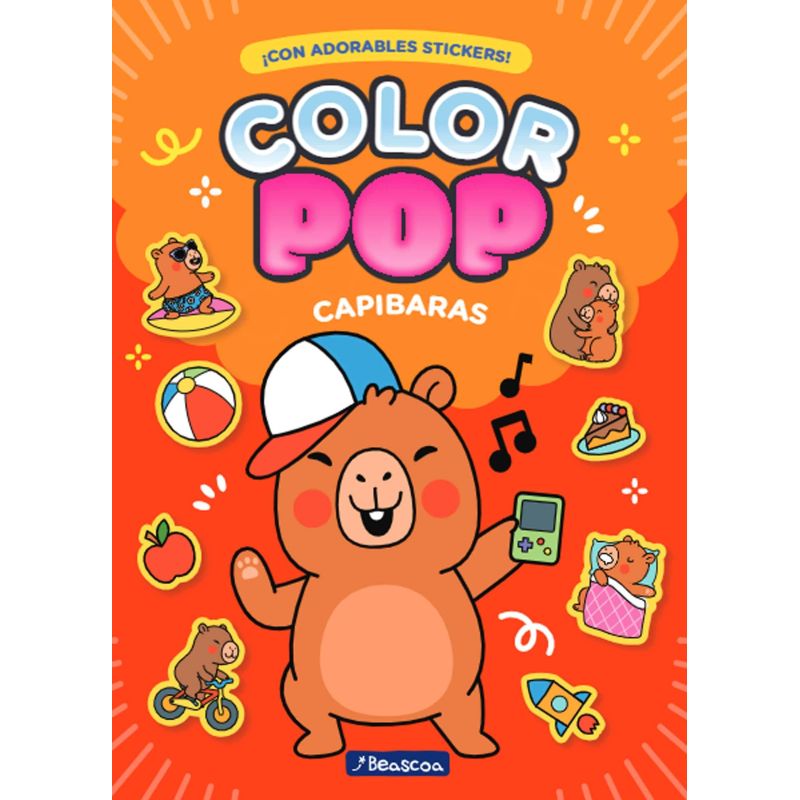 COLOR POP - CAPIBARAS - CON ADORABLES STICKERS (Nuevo)