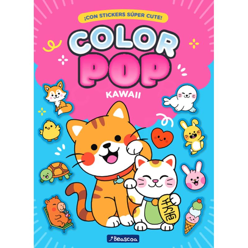 COLOR POP - KAWAII - CON STICKERS SUPER CUTE (Nuevo)