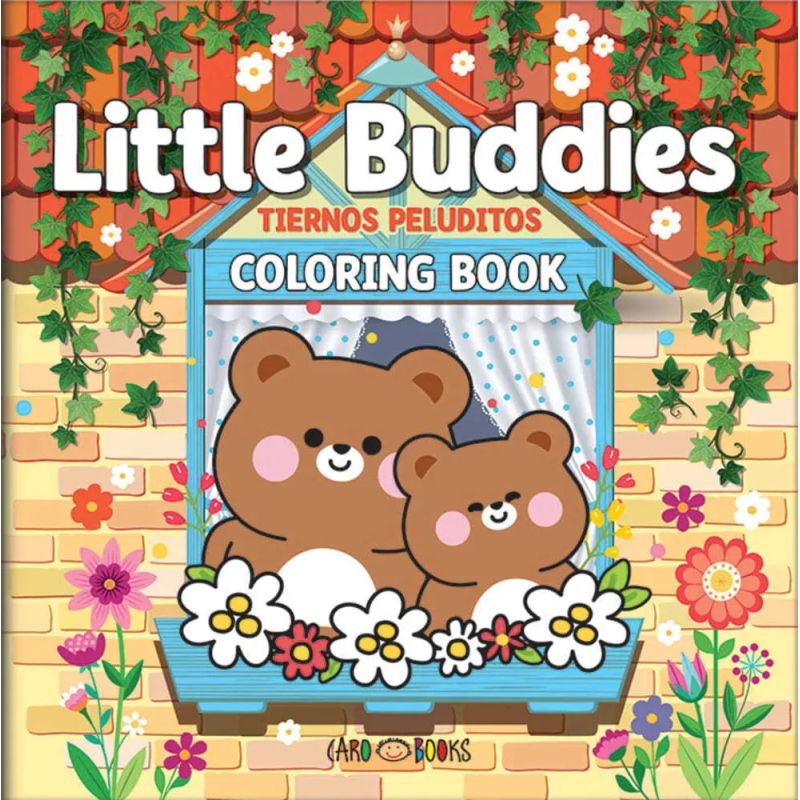 LITTLE BUDDIES - TIERNOS PELUDITOS - COLORING BOOK (Nuevo)