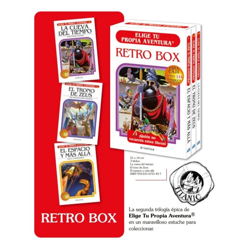 RETRO BOX - ELIGE TU PROPIA AVENTURA - ESTUCHE + 3 LIBROS (NUMEROS 1, 12, 32) - Miniatura 2