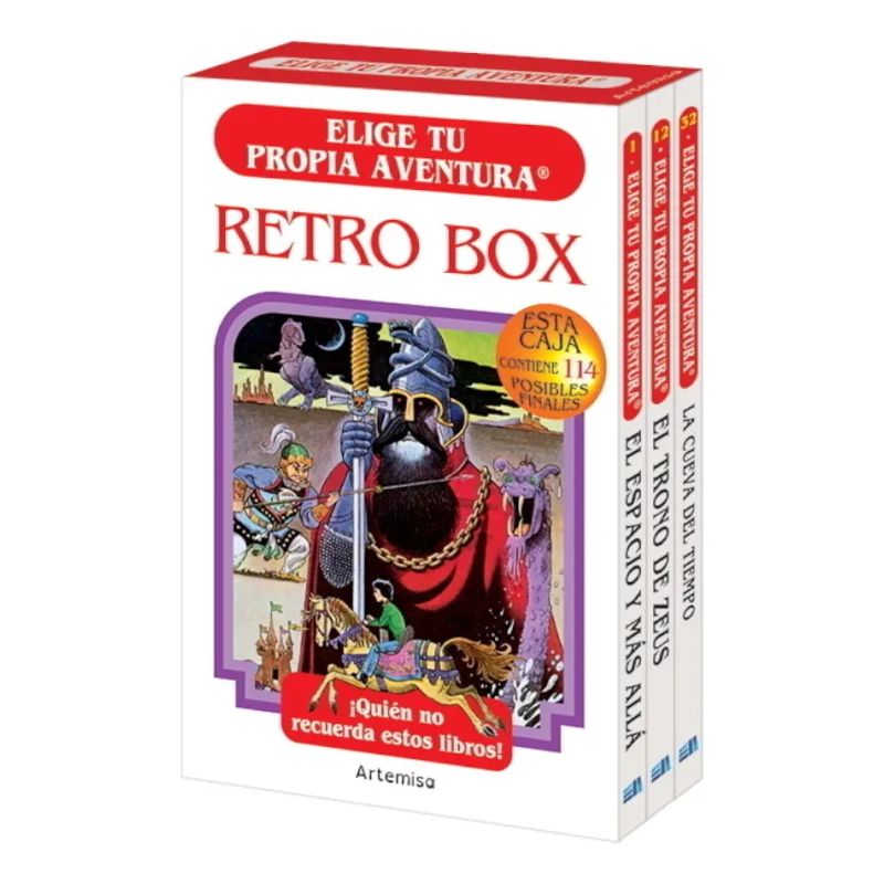 RETRO BOX - ELIGE TU PROPIA AVENTURA - ESTUCHE + 3 LIBROS (NUMEROS 1, 12, 32)