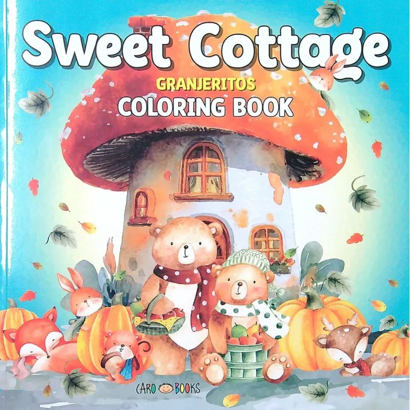 SWEET COTTAGE - GRANJERITOS - COLORING BOOK (Nuevo)
