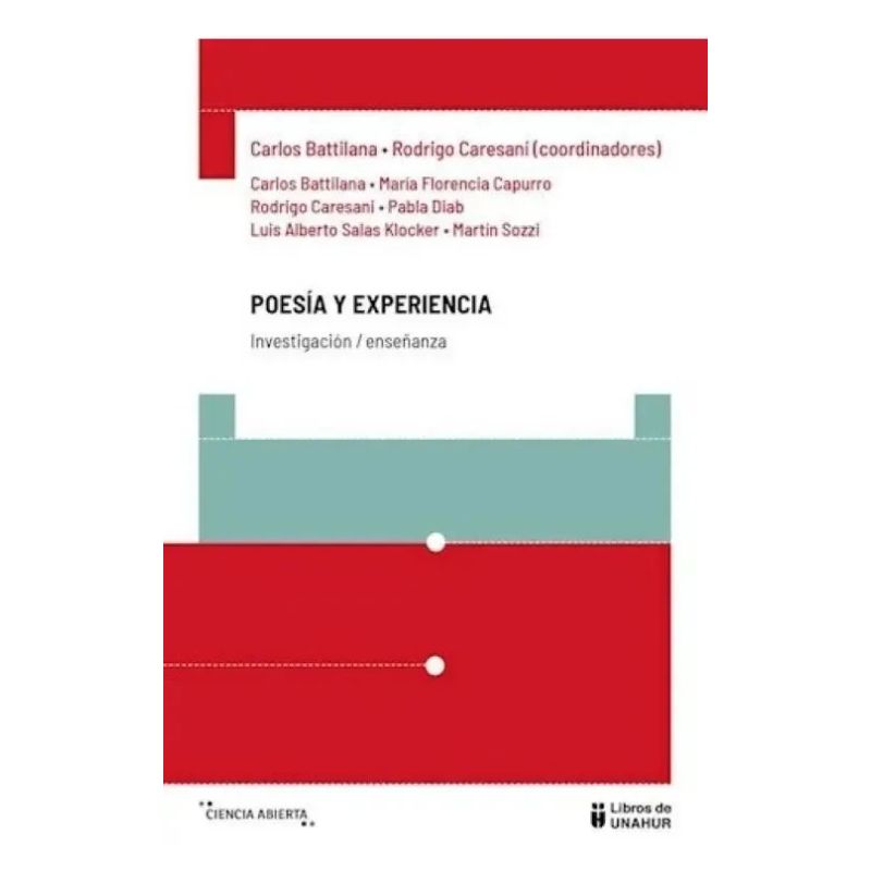 POESIA Y EXPERIENCIA - INVESTIGACION / ENSEÑANZA (Nuevo)