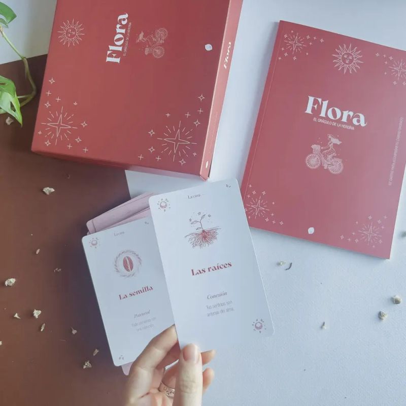 FLORA - EL ORACULO DE LA HEROINA - LIBRO + CARTAS (Nuevo) - Miniatura 6