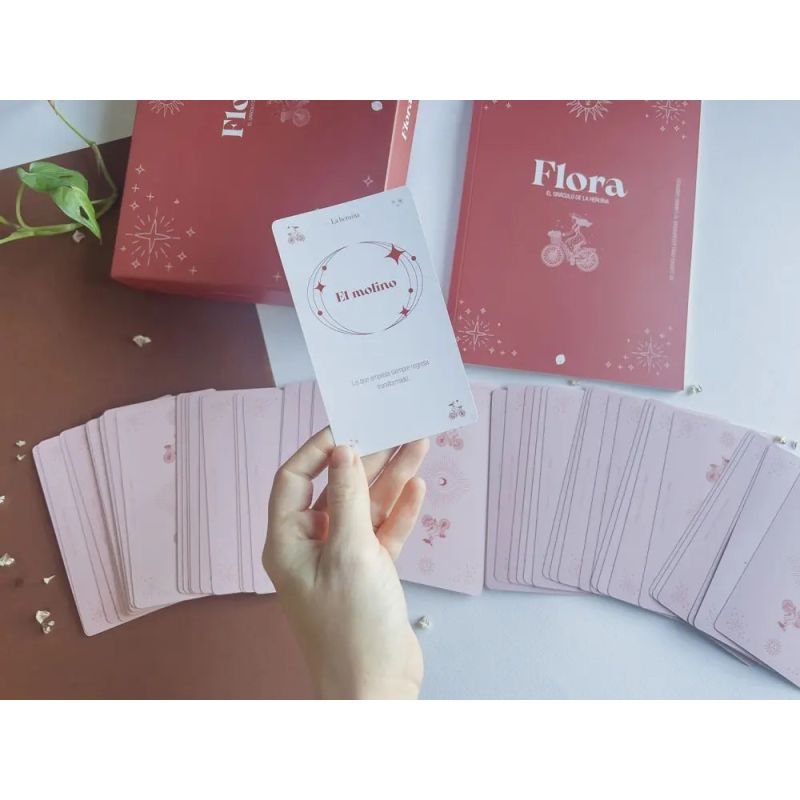 FLORA - EL ORACULO DE LA HEROINA - LIBRO + CARTAS (Nuevo) - Miniatura 2