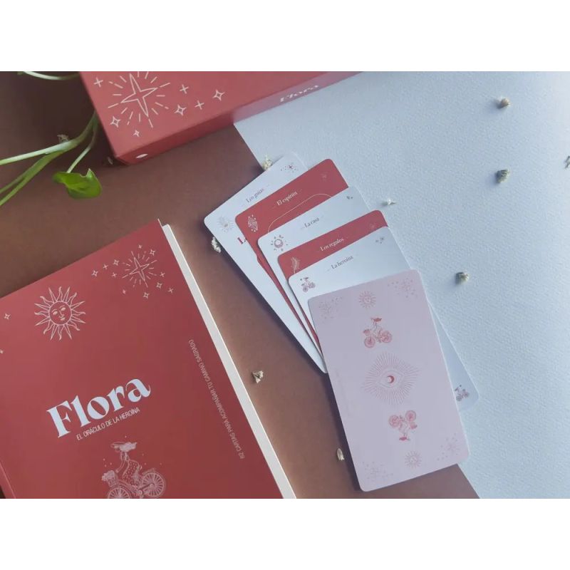 FLORA - EL ORACULO DE LA HEROINA - LIBRO + CARTAS (Nuevo) - Miniatura 4
