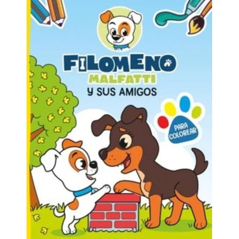 FILOMENO MALFATTI Y SUS AMIGOS - LIBRO PARA COLOREAR (Nuevo)