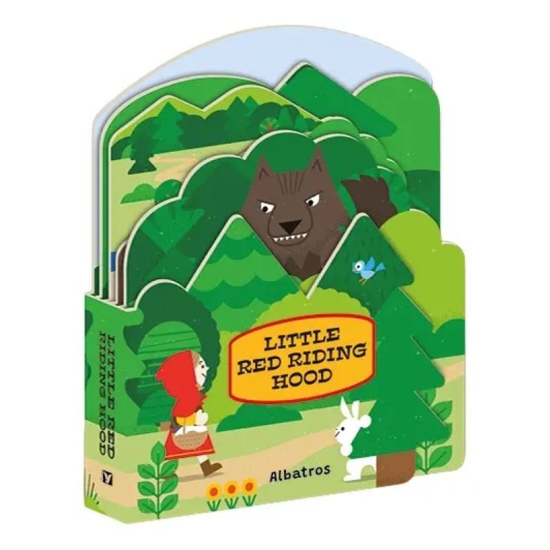 LITTLE RED RIDING HOOD  - FAIRY TALE SHAPE BOOKS - BOARD BOOK (Nuevo)