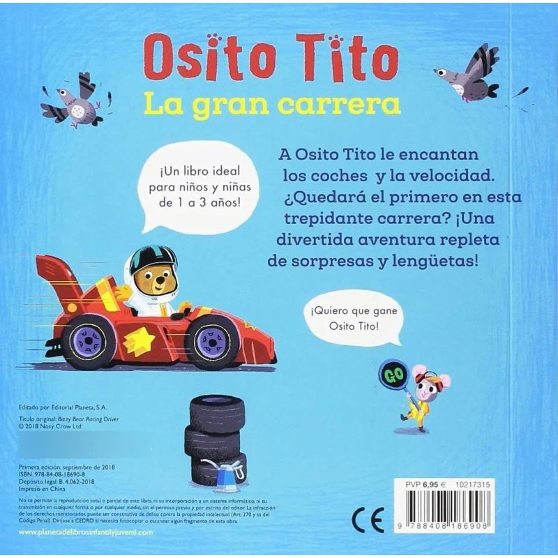 GRAN CARRERA, LA - OSITO TITO - CARTONE (Nuevo) - Miniatura 2