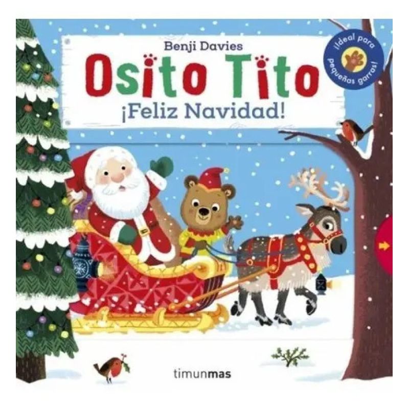 FELIZ NAVIDAD! - OSITO TITO - CARTONE (Nuevo)